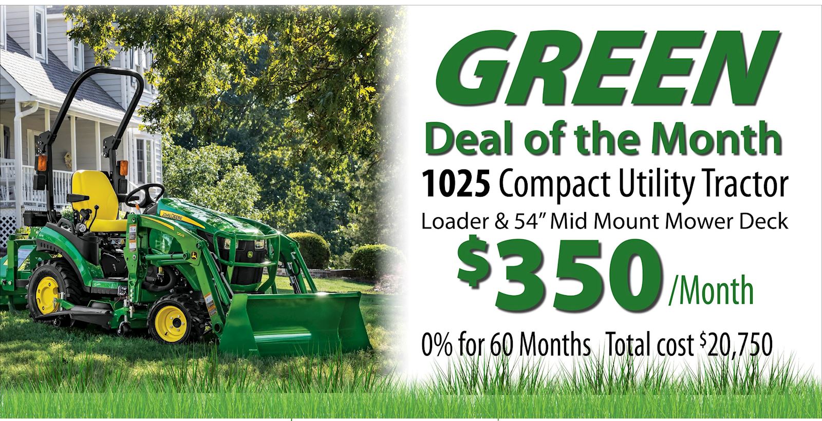 GREEN DEAL OF THE MONTH